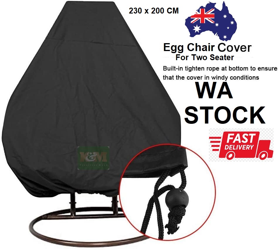 Egg Chair Cover Two Seater / Hanging Chair Cover Waterproof - K&M